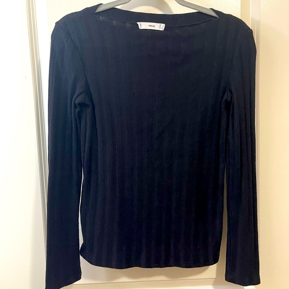 Mango Ribbed Boat Neck Sweater Top| Size: S | Like New | Layering |Winter Basics - Picture 4 of 7